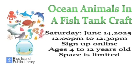Let's create a fish tank using animals from the sea.