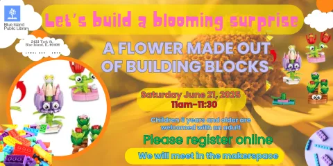 Let's build a flower out of tiny blocks