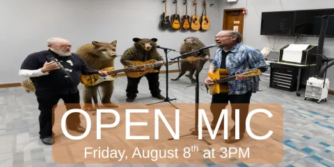 Open Mic - August 8 at 3pm