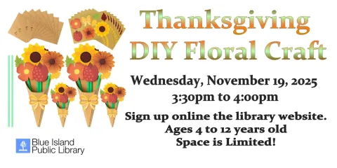 DIY Thanksgiving Floral Craft / November 19, 2025 @ 3:30pm