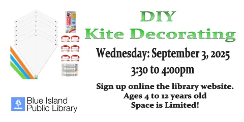 DIY Kite Decorating / September 3, 2025 @ 3:30pm