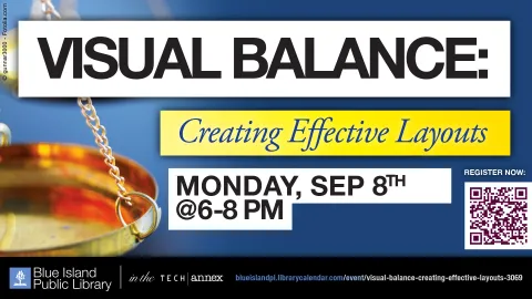 Mon 9/8 @6PM "Visual Balance - Creating Effective Layouts"