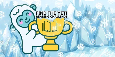 yeti holding trophy 