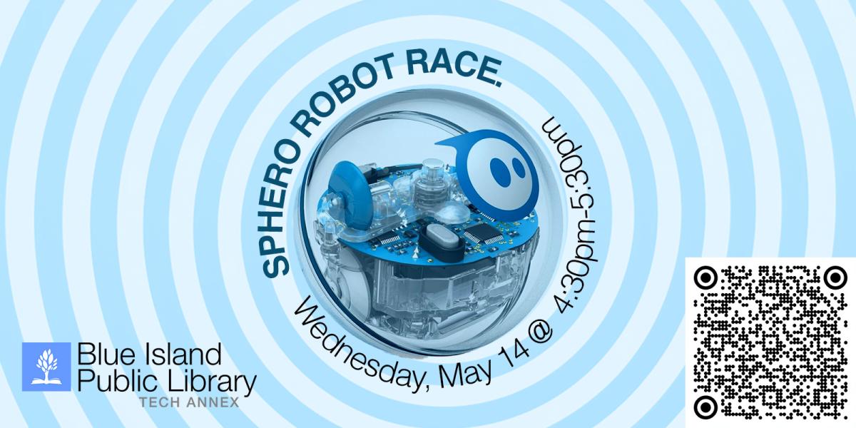 Thumbnail showing event time and date, with an image of a Sphero robot in the center.