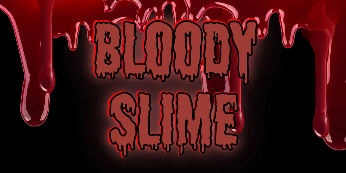 bloody red drippy slime