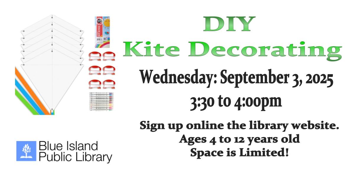 DIY Kite Decorating / September 3, 2025 @ 3:30pm